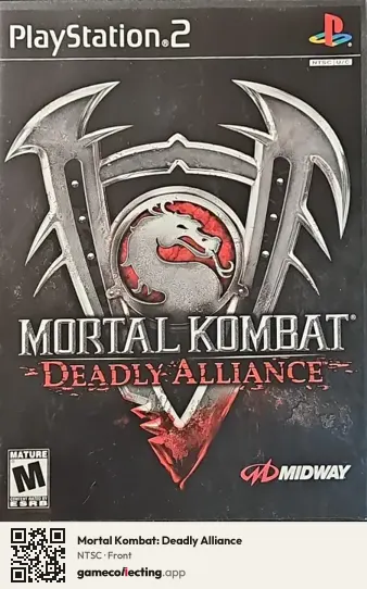 Mortal Kombat: Deadly Alliance PlayStation 2, NTSC box front