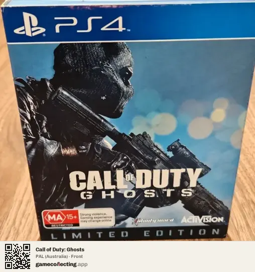 Call of Duty: Ghosts PlayStation 4, Australia box front
