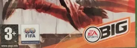 FIFA Street, the PEGI square on its front