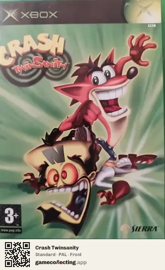 Crash Twinsanity Xbox, PAL box front