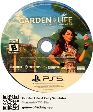 Garden Life: A Cozy Simulator PlayStation 5, NTSC disc