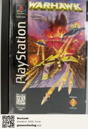 Warhawk PlayStation, NTSC box front