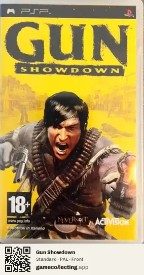 Gun Showdown PlayStation Portable, PAL box front