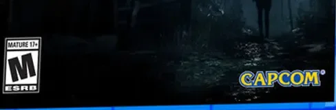 Resident Evil 4 (2023), the ESRB box on its front