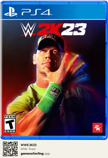WWE 2K23 PlayStation 4, NTSC box front