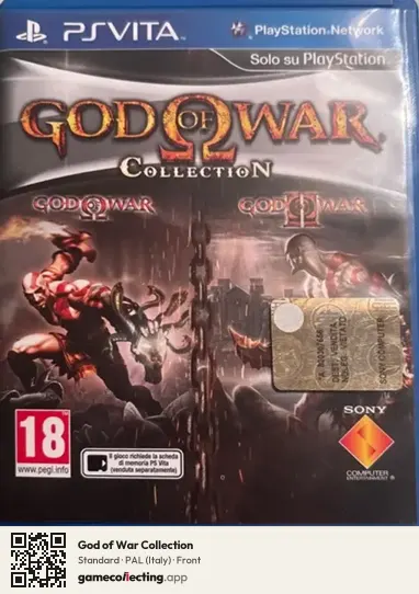 God of War Collection PlayStation Vita, Italy box front