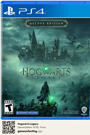 Hogwarts Legacy PlayStation 4, NTSC box front