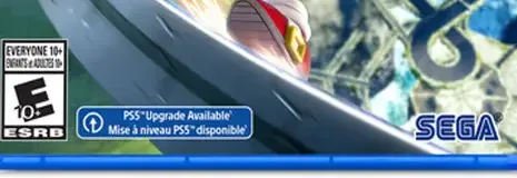 Sonic Frontiers, the ESRB box on its front