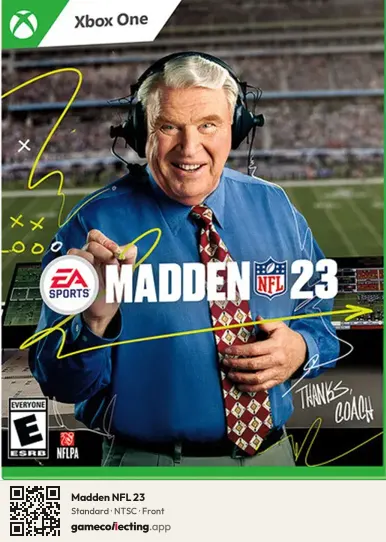 Madden NFL 23 Xbox One, NTSC box front