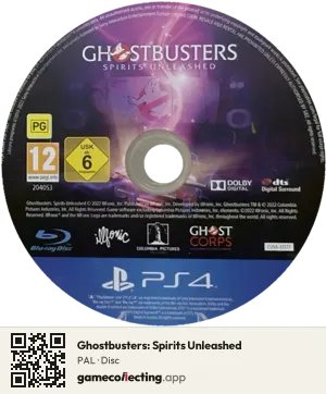 Ghostbusters: Spirits Unleashed PlayStation 4, PAL disc