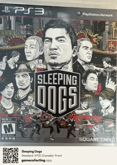 Sleeping Dogs PlayStation 3, Canada box front