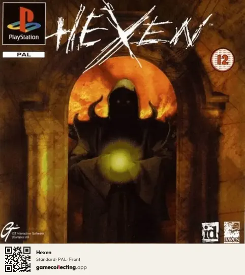 Hexen PlayStation, PAL box front