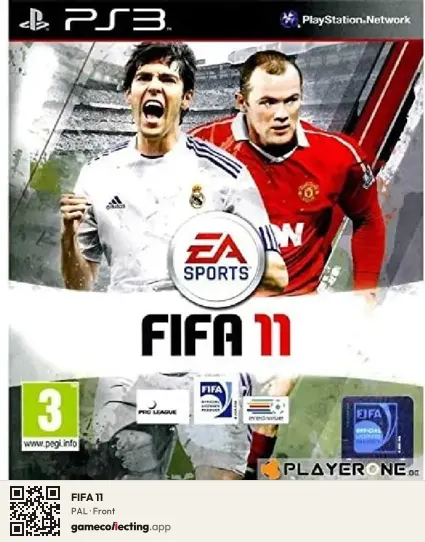 FIFA 11 PlayStation 3, PAL box front