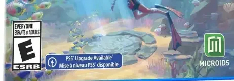 Dolphin Spirit: Ocean Mission, the ESRB box on its front