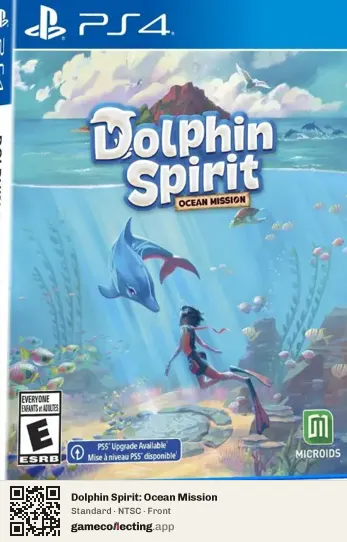 Dolphin Spirit: Ocean Mission PlayStation 4, NTSC box front