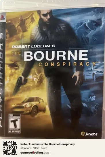 Robert Ludlum's The Bourne Conspiracy PlayStation 3, NTSC box front