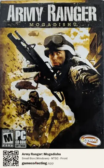 Army Ranger: Mogadishu Computer, NTSC box front