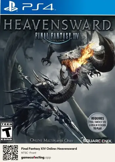 Final Fantasy XIV Online: Heavensward PlayStation 4, NTSC box front