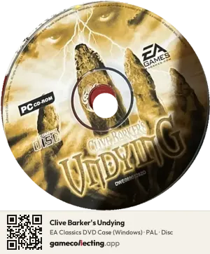 Clive Barker's Undying Computer, PAL disc