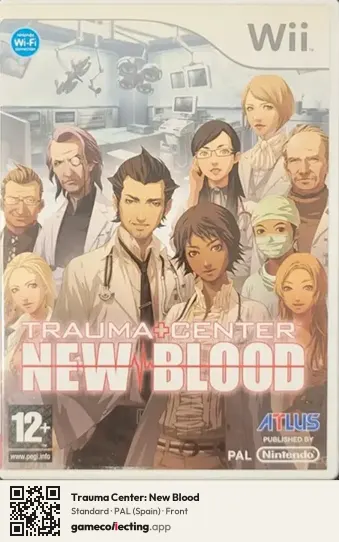 Trauma Center: New Blood Nintendo Wii, Spain box front