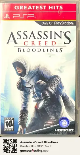 Assassin's Creed: Bloodlines PlayStation Portable, NTSC box front