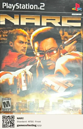 NARC PlayStation 2, NTSC box front