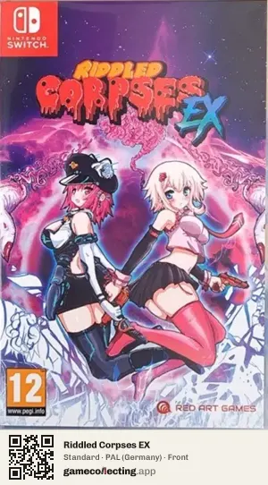 Riddled Corpses EX Nintendo Switch, Germany box front