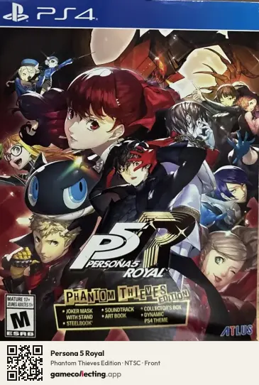 Persona 5 Royal PlayStation 4, NTSC box front