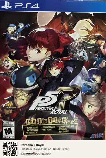 Persona 5 Royal PlayStation 4, NTSC box front
