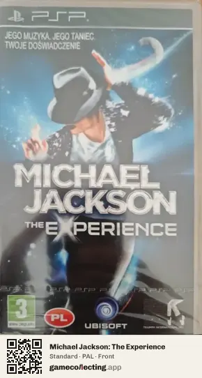 Michael Jackson: The Experience PlayStation Portable, PAL box front