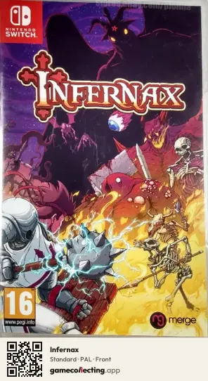 Infernax Nintendo Switch, PAL box front
