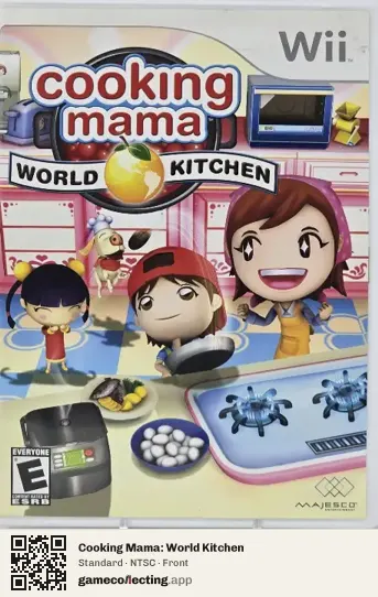 Cooking Mama: World Kitchen Nintendo Wii, NTSC box front