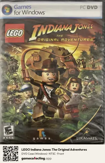 LEGO Indiana Jones: The Original Adventures Computer, NTSC box front