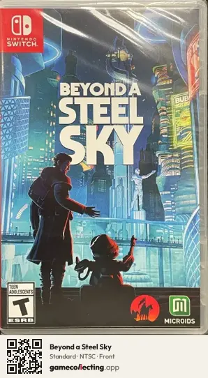 Beyond a Steel Sky Nintendo Switch, NTSC box front