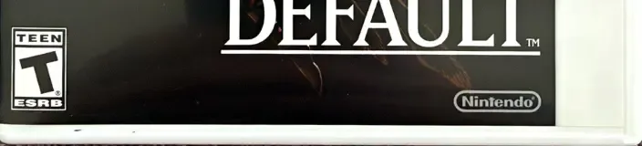 Bravely Default, the ESRB box on its front