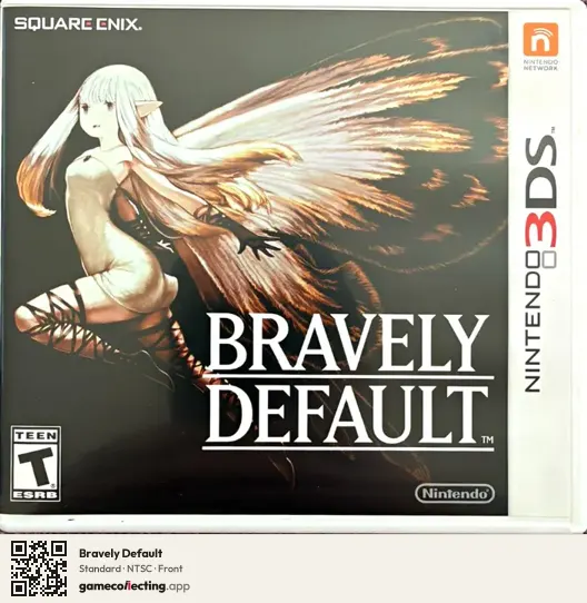 Bravely Default Nintendo 3DS, NTSC box front