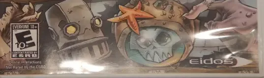 Monster Lab, the ESRB box on its front