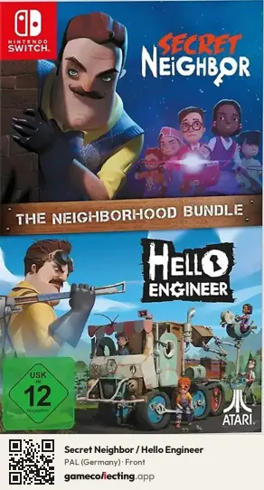 Secret Neighbor / Hello Engineer Nintendo Switch, Germany box front