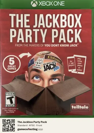 The Jackbox Party Pack Xbox One, NTSC box front