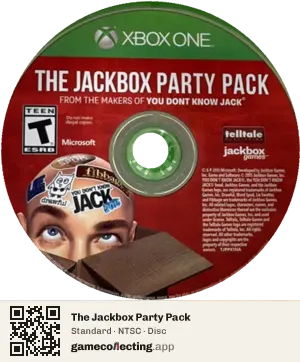 The Jackbox Party Pack Xbox One, NTSC disc