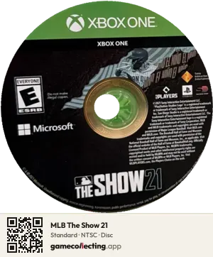 MLB The Show 21 Xbox One, NTSC disc