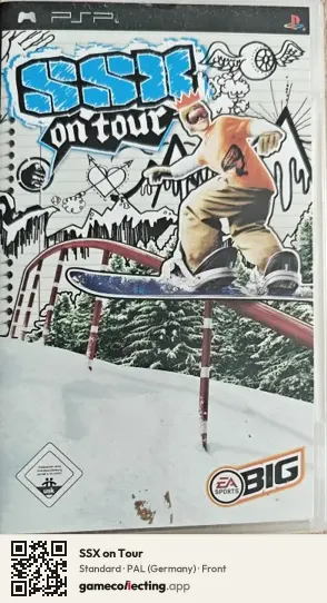 SSX on Tour PlayStation Portable, Germany box front