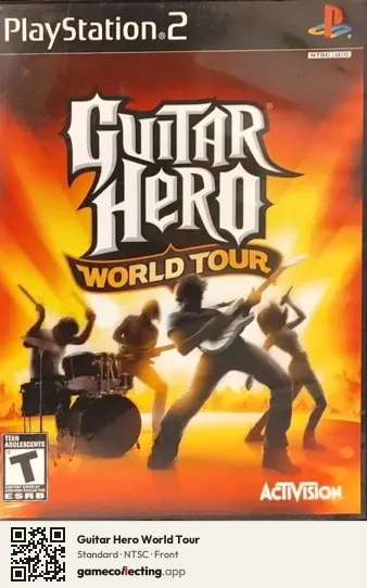Guitar Hero World Tour PlayStation 2, NTSC box front