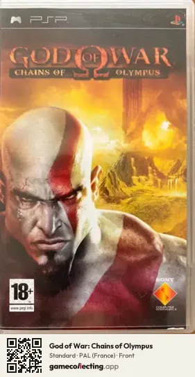 God of War: Chains of Olympus PlayStation Portable, France box front