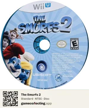 The Smurfs 2 Nintendo Wii U, NTSC disc