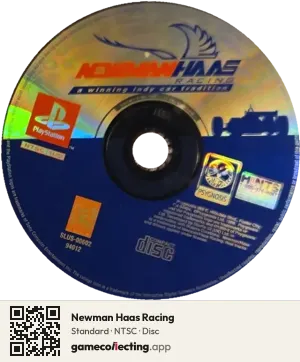 Newman Haas Racing PlayStation, NTSC disc