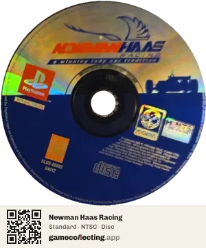 Newman Haas Racing PlayStation, NTSC disc