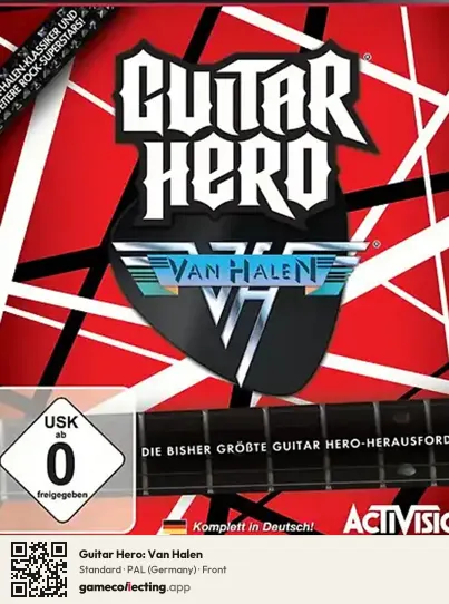 Guitar Hero: Van Halen PlayStation 3, Germany box front