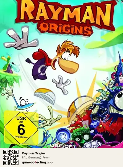 Rayman Origins Xbox 360, Germany box front