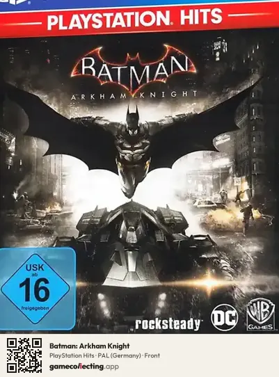 Batman: Arkham Knight PlayStation 4, Germany box front